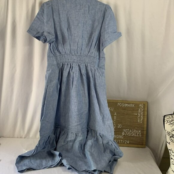 Boden Blue Midi Dress - Picture 7 of 7